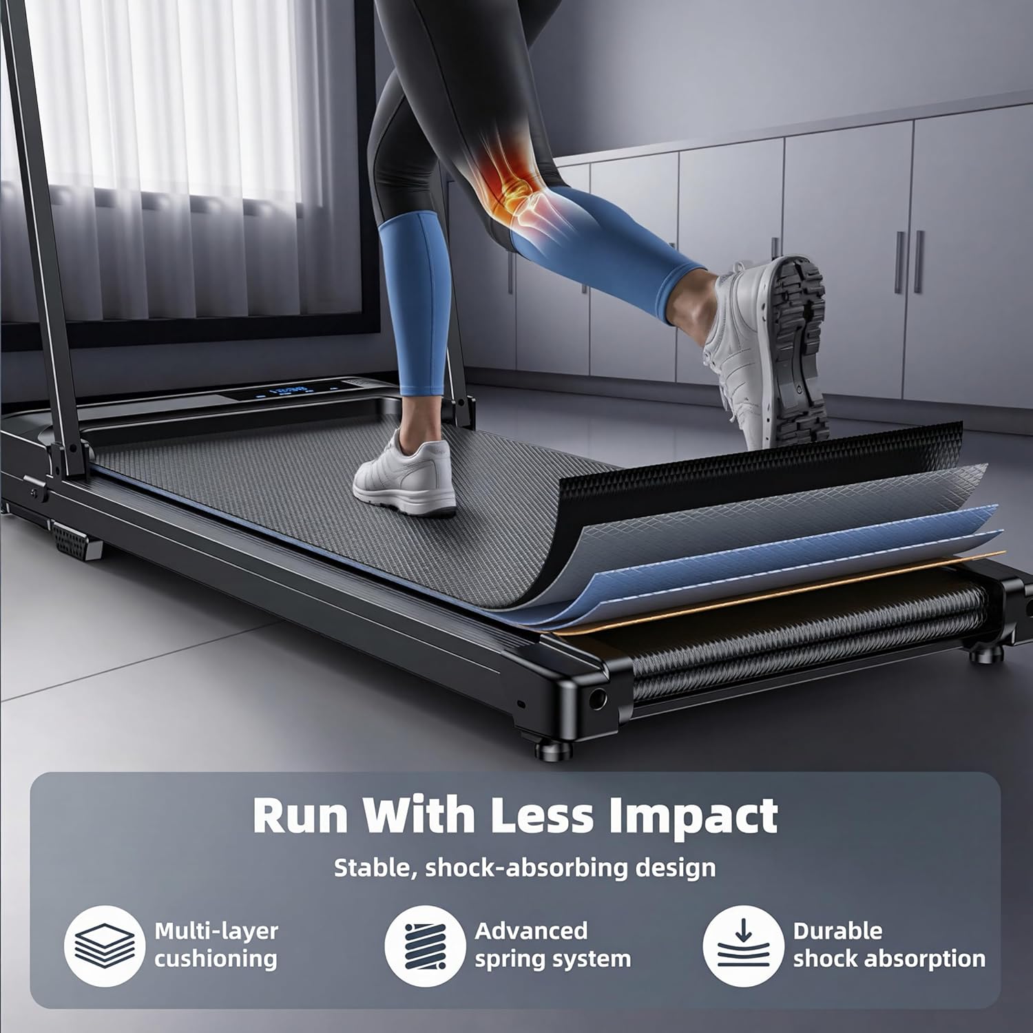 3-in-1 Smart Folding Walking Pad